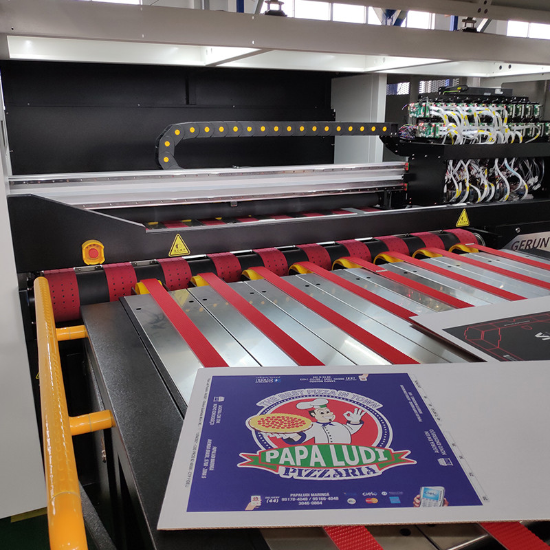 Inkjet Single Pass Corrugated Printer Single Pass Printing Machine 800mm