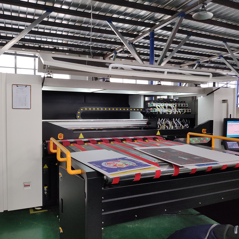 Inkjet Single Pass Corrugated Printer Single Pass Printing Machine 800mm