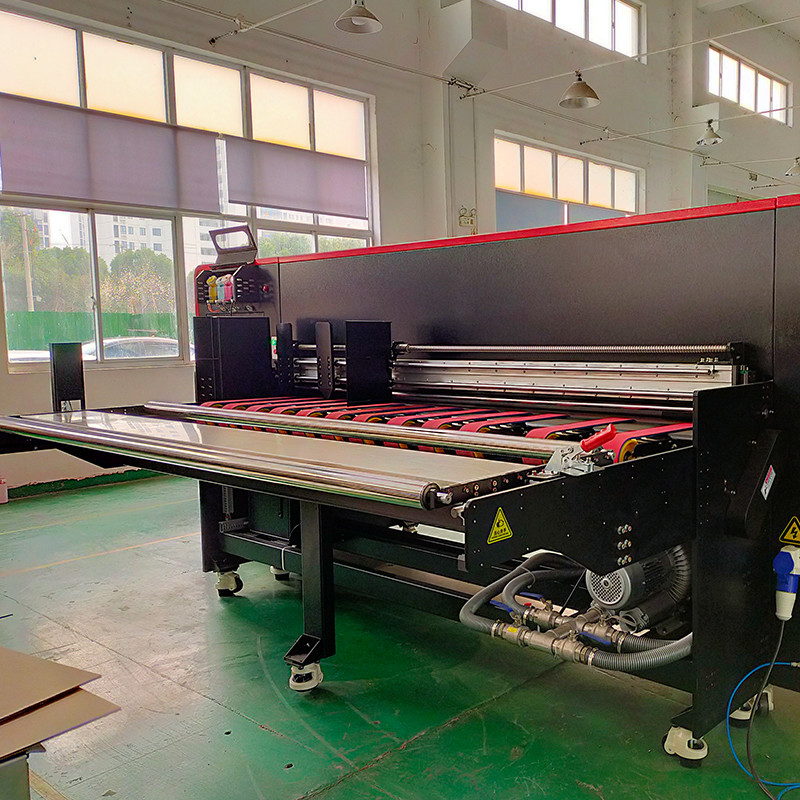 Large Format Inkjet Digital Printer On Corrugated Cardboard
